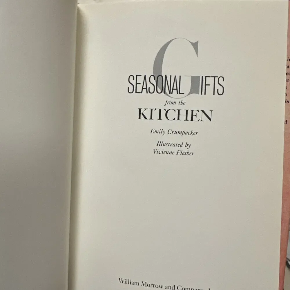 Seasonal Gifts from the Kitchens by‎ Emily Crumpacker